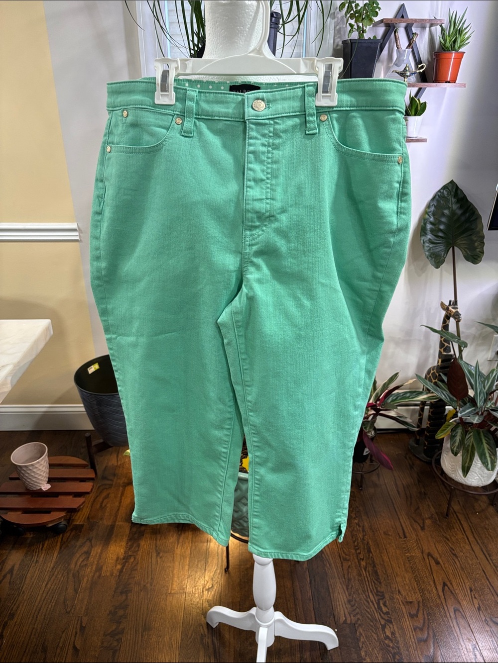 Talbots pedal pusher Capri jeans size 12